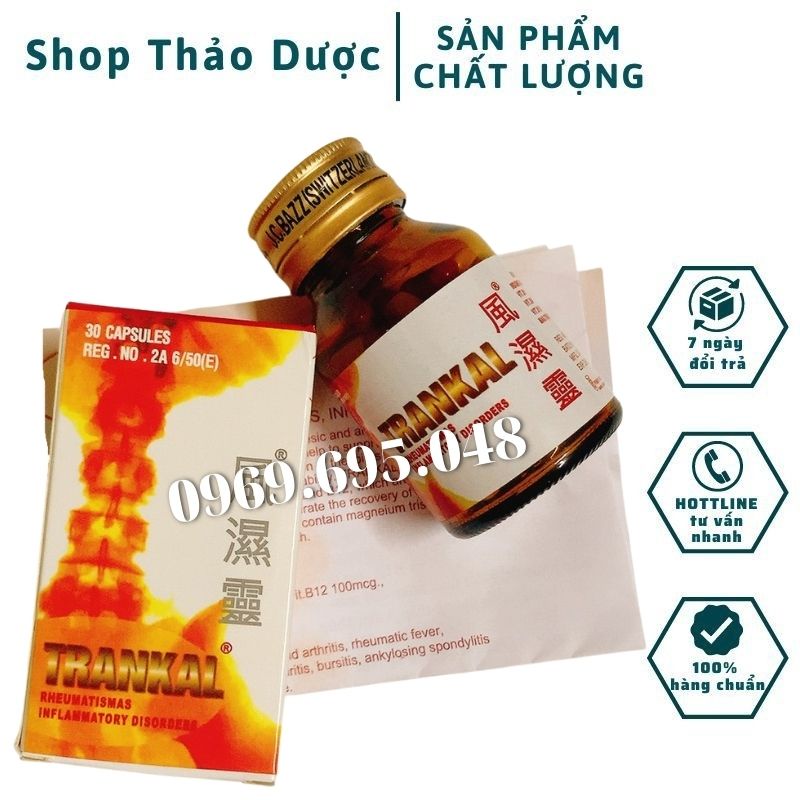 TRANKAL PHONG THẤP LINH Thái Lan 30 Viên- hỗ trợ xương khớp