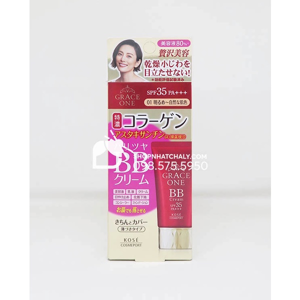 Kem nền cho tuổi trung niên Kose Grace One BB Cream Nhật Bản. Mẫu mới nhất vừa về. Nội địa Nhật chính hãng