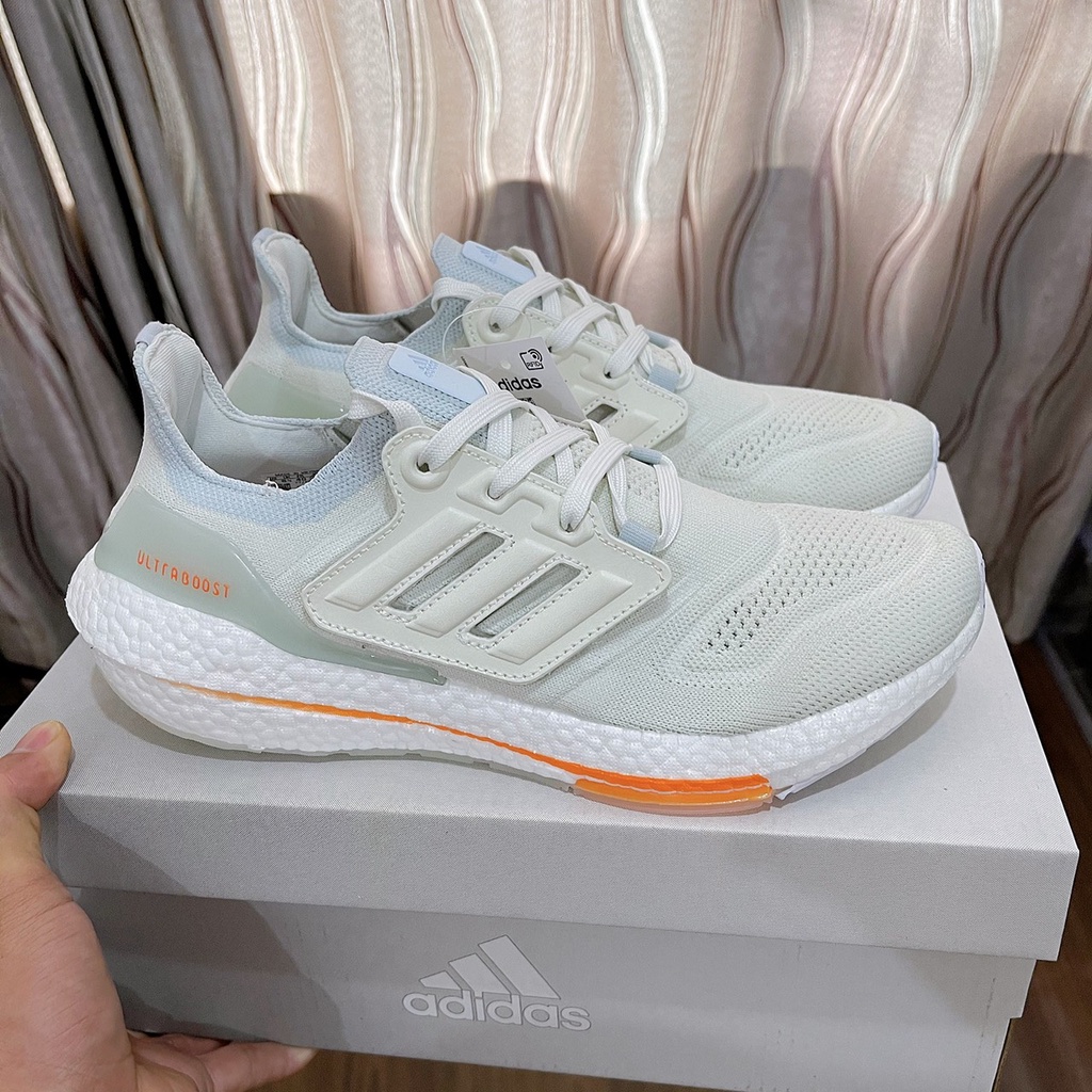 Giày thể thao Ultraboost 22 8.0 White Blue Tint Orange - Bản Cao Cấp Boost Nén | Fullbox