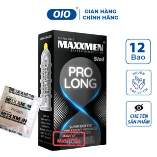 Bao cao su MAXXMEN PRO LONG siêu gân gai, siêu mỏng kéo dài thời gian quan hệ