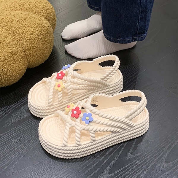 Xăng đan dễ thương nữ mùa hè đế dày