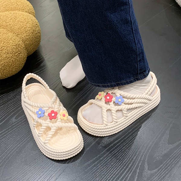 Xăng đan dễ thương nữ mùa hè đế dày