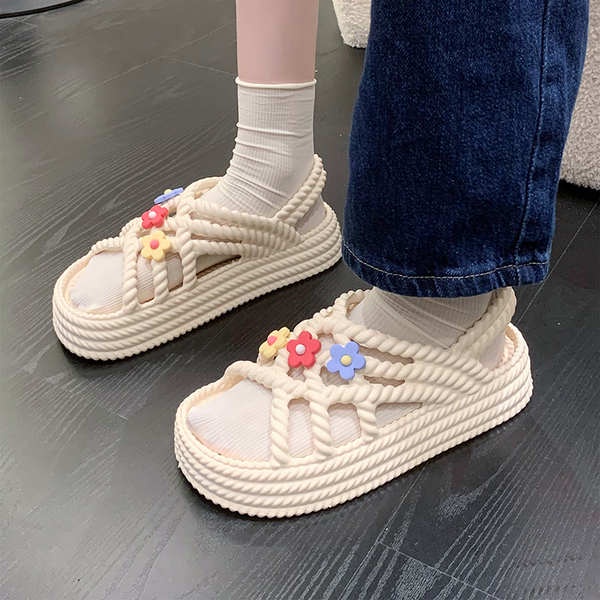 Xăng đan dễ thương nữ mùa hè đế dày