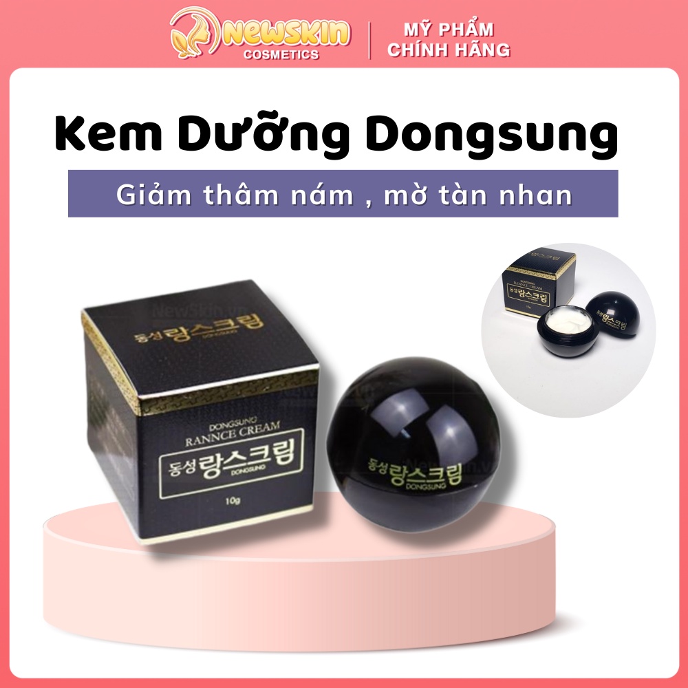 Kem Dưỡng Trắng Da, Hỗ Trợ Giảm Thâm Nám Chiết Xuất Từ Đông Trùng Hạ Thảo DongSung Rannce Cream mẫu mới
