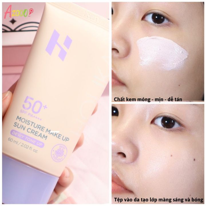 Kem chống nắng trang điểm Holika make up matte tone up kiềm dầu không bí da
