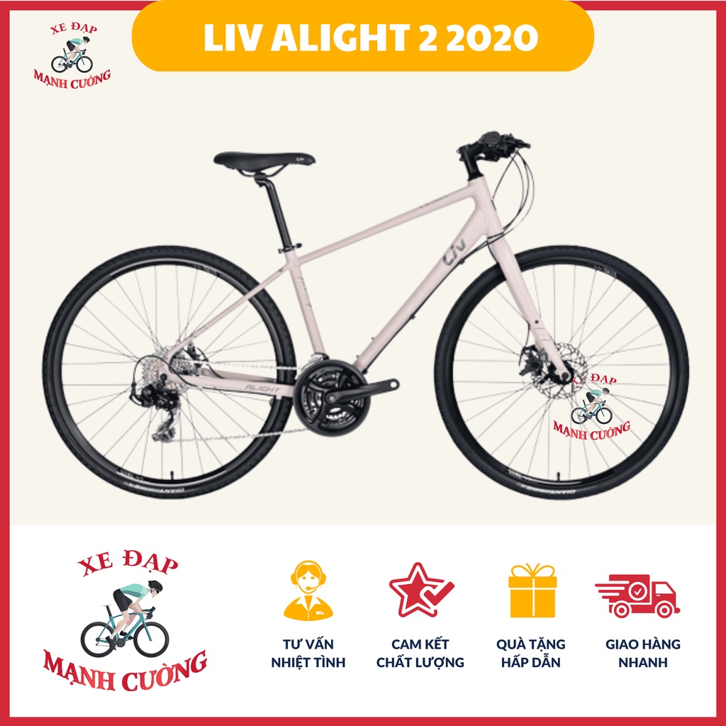 Xe Đạp Thể Thao Cho Nữ LIV ALIGHT 2 Phanh Đĩa Cơ Giant Cao Cấp, Thiết Kế Nhỏ Nhắn, Thanh Thoát.
