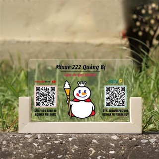 Bảng in mã Qr code in theo yêu cầu