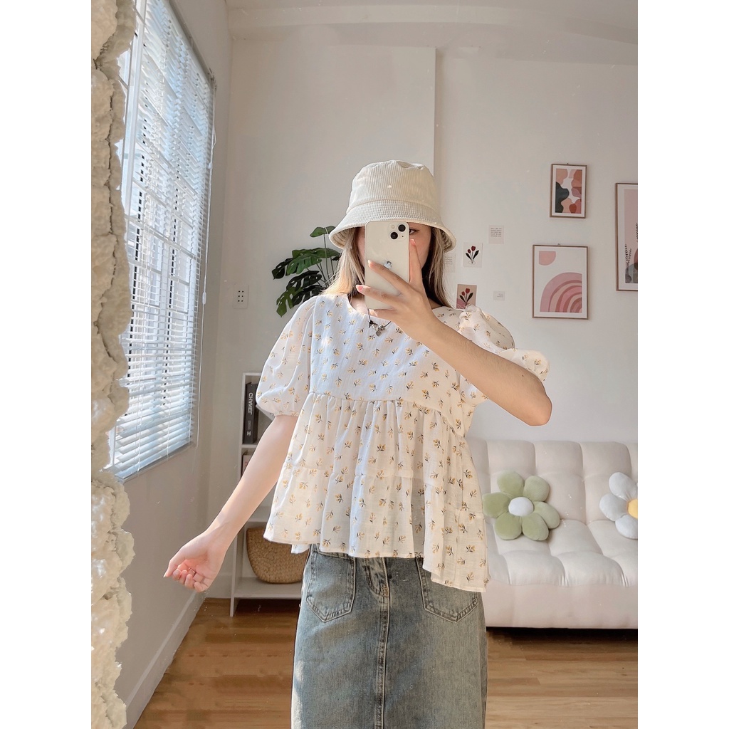 Chân Váy Jean Nữ Đuôi Cá OLARI Dáng Dài Phối Túi - OL253 - Cew Jeans Skirt