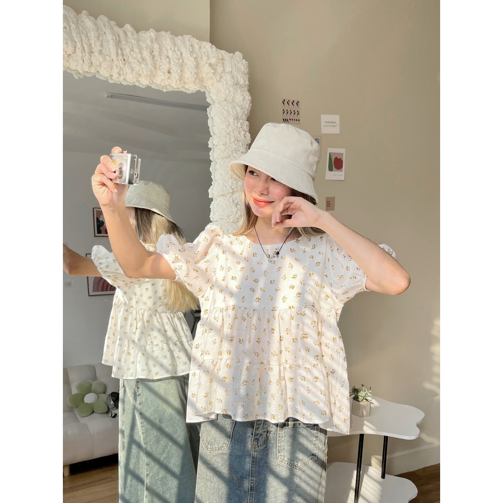 Chân Váy Jean Nữ Đuôi Cá OLARI Dáng Dài Phối Túi - OL253 - Cew Jeans Skirt