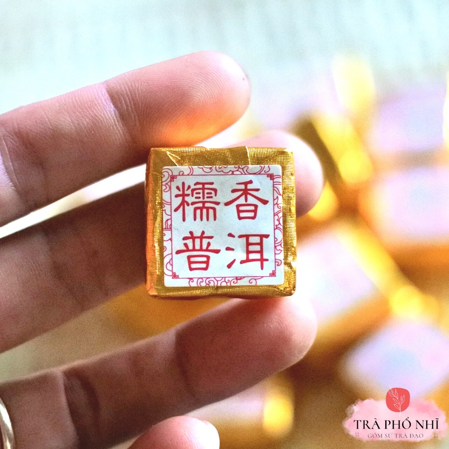 Trà Phổ Nhĩ Chín lá Nếp Viên -  10 năm