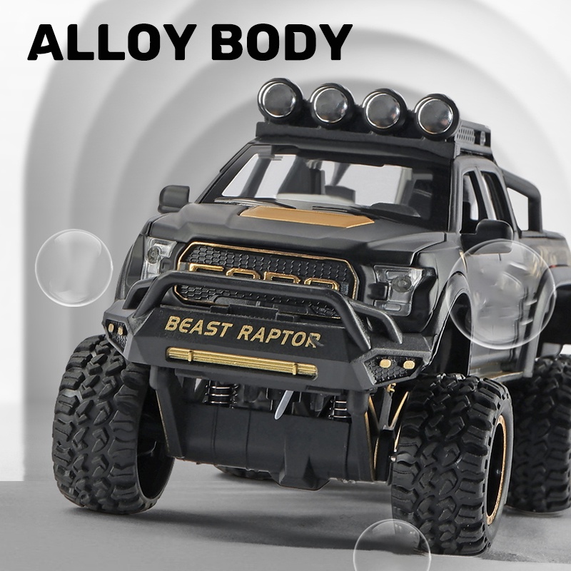 Mô Hình Xe Hơi Ford F150 Raptor Bằng Hợp Kim Tỉ Lệ 1: 28