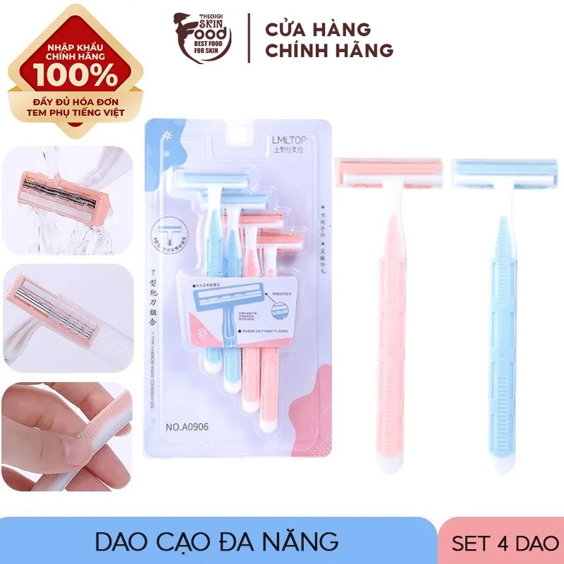 [Set 4 Cây] Dao Cạo Lông Đa Năng LMLTOP Beauty Harror Knife A0906