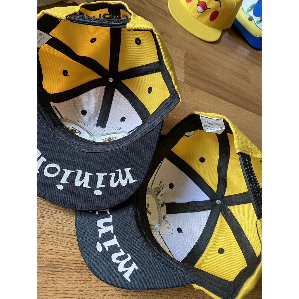 Mũ nón hiphop Minion thêu nổi
