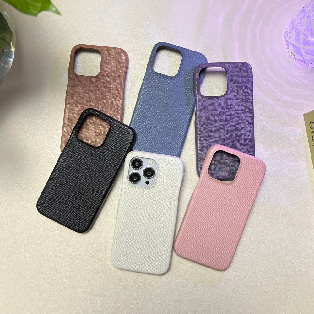 Ốp Điện Thoại Da PU Acrylic Chống Sốc Thời Trang Cho iPhone XR XS 11 12 Pro Max 11