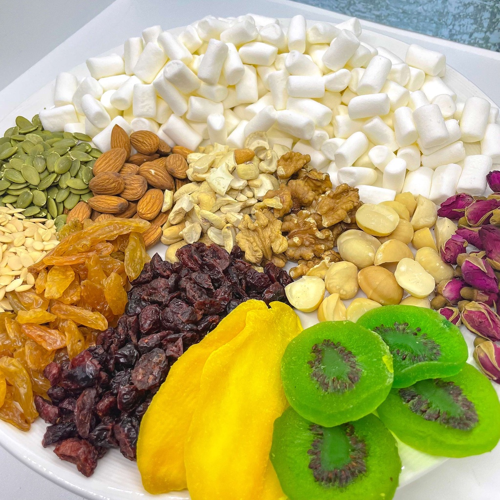 Nụ Hoa Hồng Sấy Khô Nguyên Bông Cao Cấp Túi Zip 100g