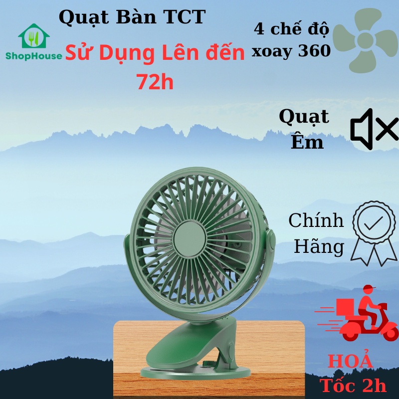 QUẠT TREO TƯỜNG MINI ĐỂ BÀN KẸP SỬ DỤNG MỌI NƠI MỌI LÚC PIN 10000MhA