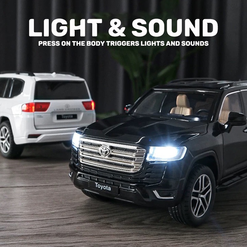 Mô Hình Xe Hơi Toyota Land Cruiser Bằng Hợp Kim Tỉ Lệ 1: 24