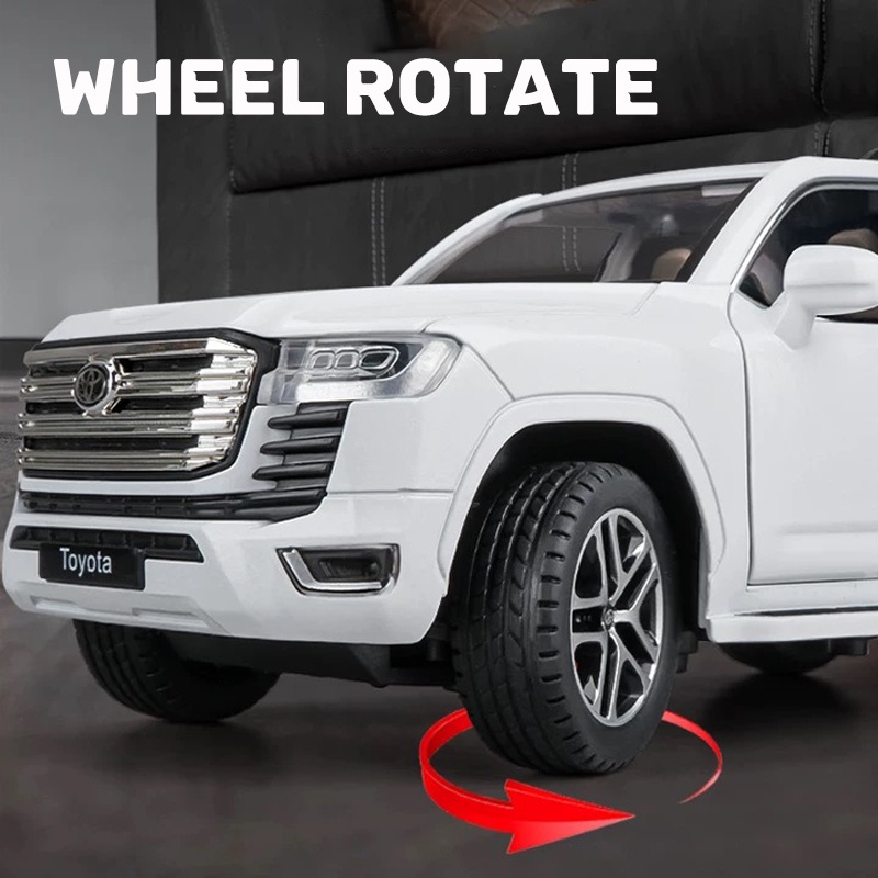 Mô Hình Xe Hơi Toyota Land Cruiser Bằng Hợp Kim Tỉ Lệ 1: 24