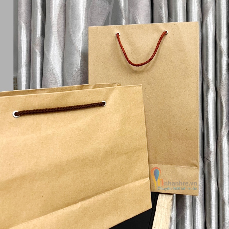 TÚI GIẤY KRAFT CÓ QUAI XÁCH | TÚI GIẤY KRAFT GIÁ RẺ | TÚI GIẤY KRAFT ĐỰNG QUÀ TẶNG - BAOBIONLINE