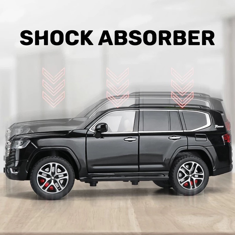 Mô Hình Xe Hơi Toyota Land Cruiser Bằng Hợp Kim Tỉ Lệ 1: 24