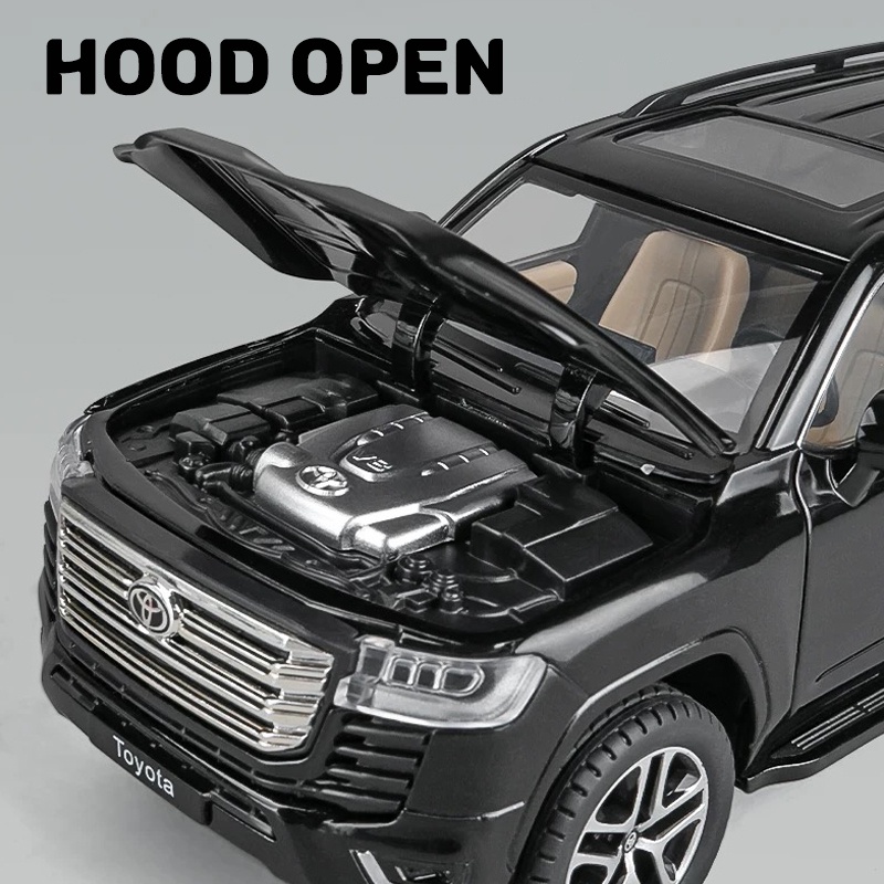 Mô Hình Xe Hơi Toyota Land Cruiser Bằng Hợp Kim Tỉ Lệ 1: 24