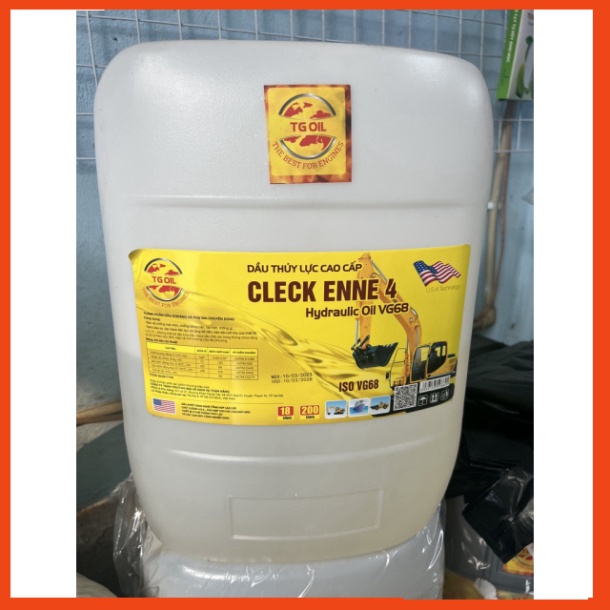 Dầu Thủy Lực Cao Cấp Cleck Enne 4- VG68- Dầu Thủy Lực 10- Chai 1 Lít, 0,5 Lít- Dầu Mỡ Ôtô