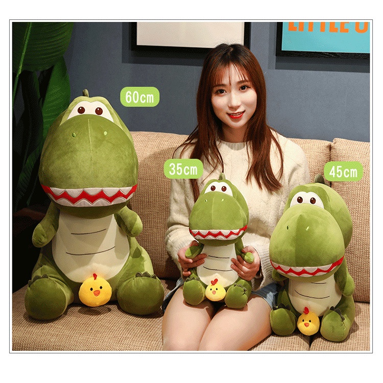 Khủng Long Đồ Chơi Sang Trọng Động Vật Dễ Thương Mềm Mại Đầy Đặn 3D Nhồi Bông Ném Gối Quà Tặng Trang Trí Nhà Cửa Autumn063