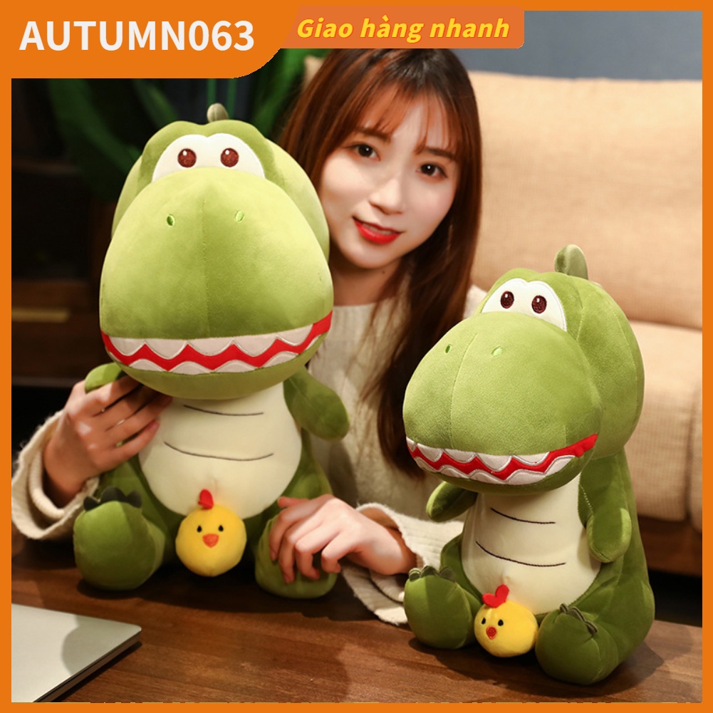 Khủng Long Đồ Chơi Sang Trọng Động Vật Dễ Thương Mềm Mại Đầy Đặn 3D Nhồi Bông Ném Gối Quà Tặng Trang Trí Nhà Cửa Autumn063