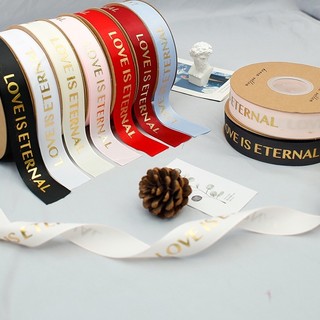 Dây ruybang/ribbon chữ - họa tiết - ribbon voan chữ 2.5cm