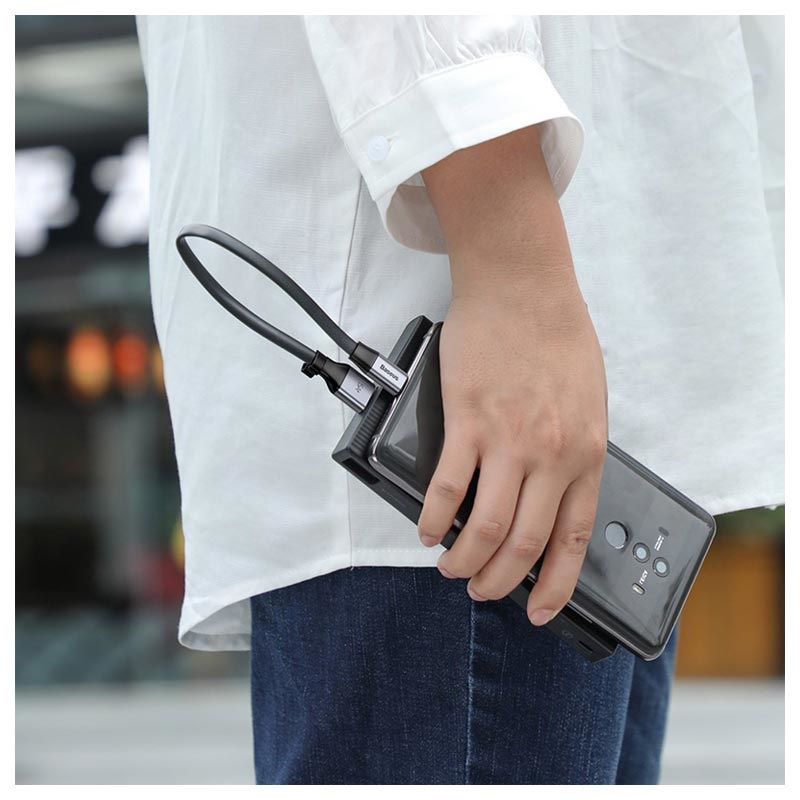 Cáp sạc nhanh Type c 5A dài 23cm QC 3.0 dây cao cấp siêu bền thích hợp cho samsung xiaomi oppo