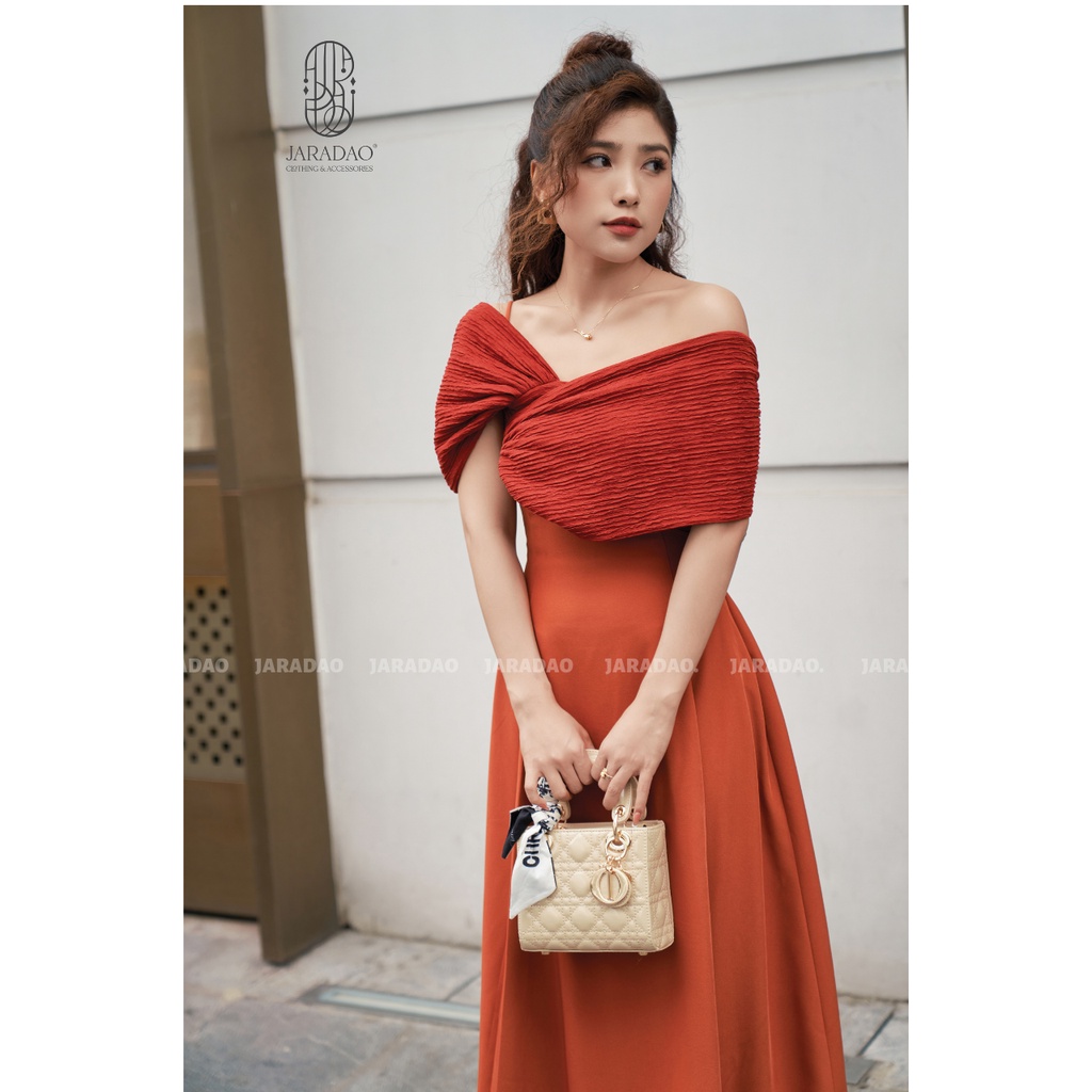 Đầm dài dự tiệc sang trọng váy nữ thiết kế chảnh dạ hội mặc được 11 kiểu có 3 màu JARADAO - Rosabella Sundress