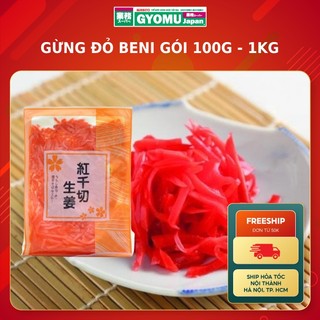 Gừng đỏ beni kobe bussan 100g - 1kg