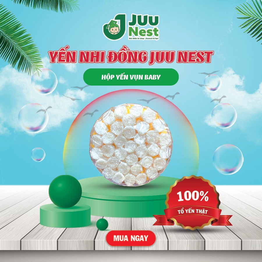 Hộp yến vụn baby, viên yến sào tinh chế vụn nguyên chất 70-100 viên/100g