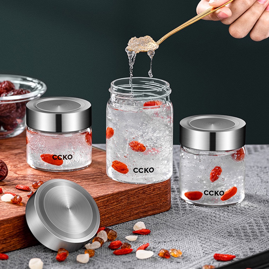 Lọ thủy tinh đựng yến CCKO CK9317 cao cấp
