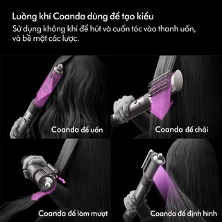 Máy tạo kiểu tóc và sấy khô Dyson Airwrap ™ Complete (Hồng/Xám trắng)
