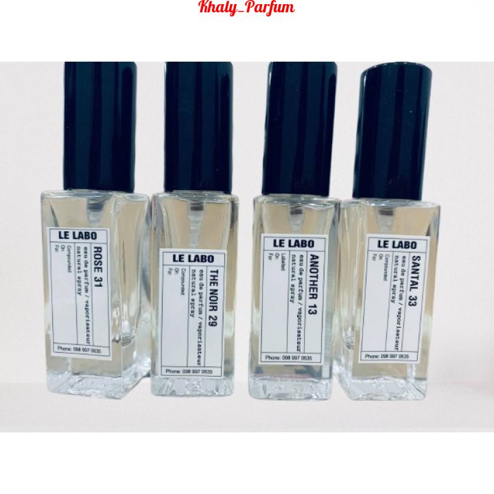 Nước hoa các hãng Nổi Tiếng 5ml _hàng real- lưu Hương Lâu