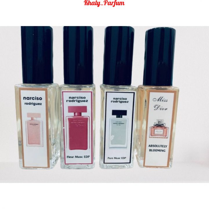 Nước hoa các hãng Nổi Tiếng 5ml _hàng real- lưu Hương Lâu