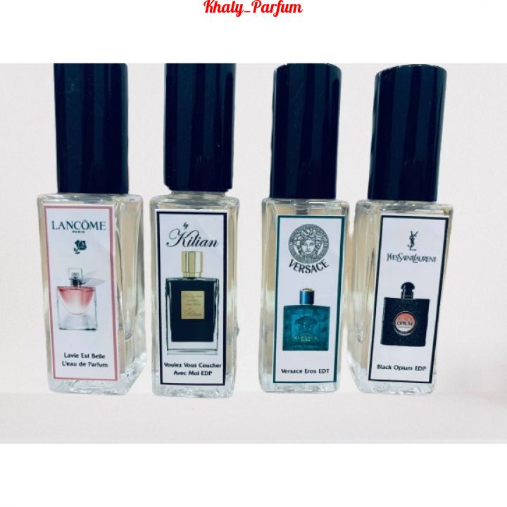 Nước hoa các hãng Nổi Tiếng 5ml _hàng real- lưu Hương Lâu