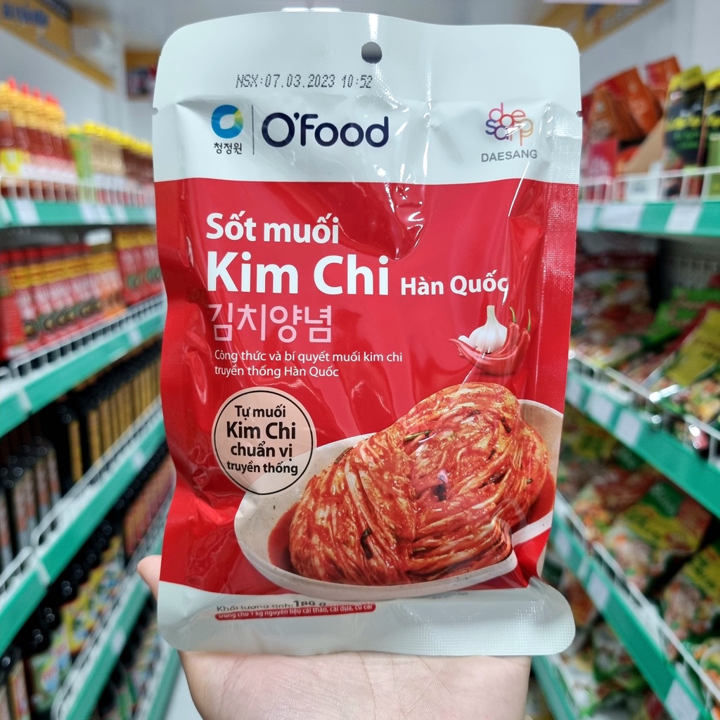 Sốt muối kim chi Hàn Quốc Ofood gói 180g
