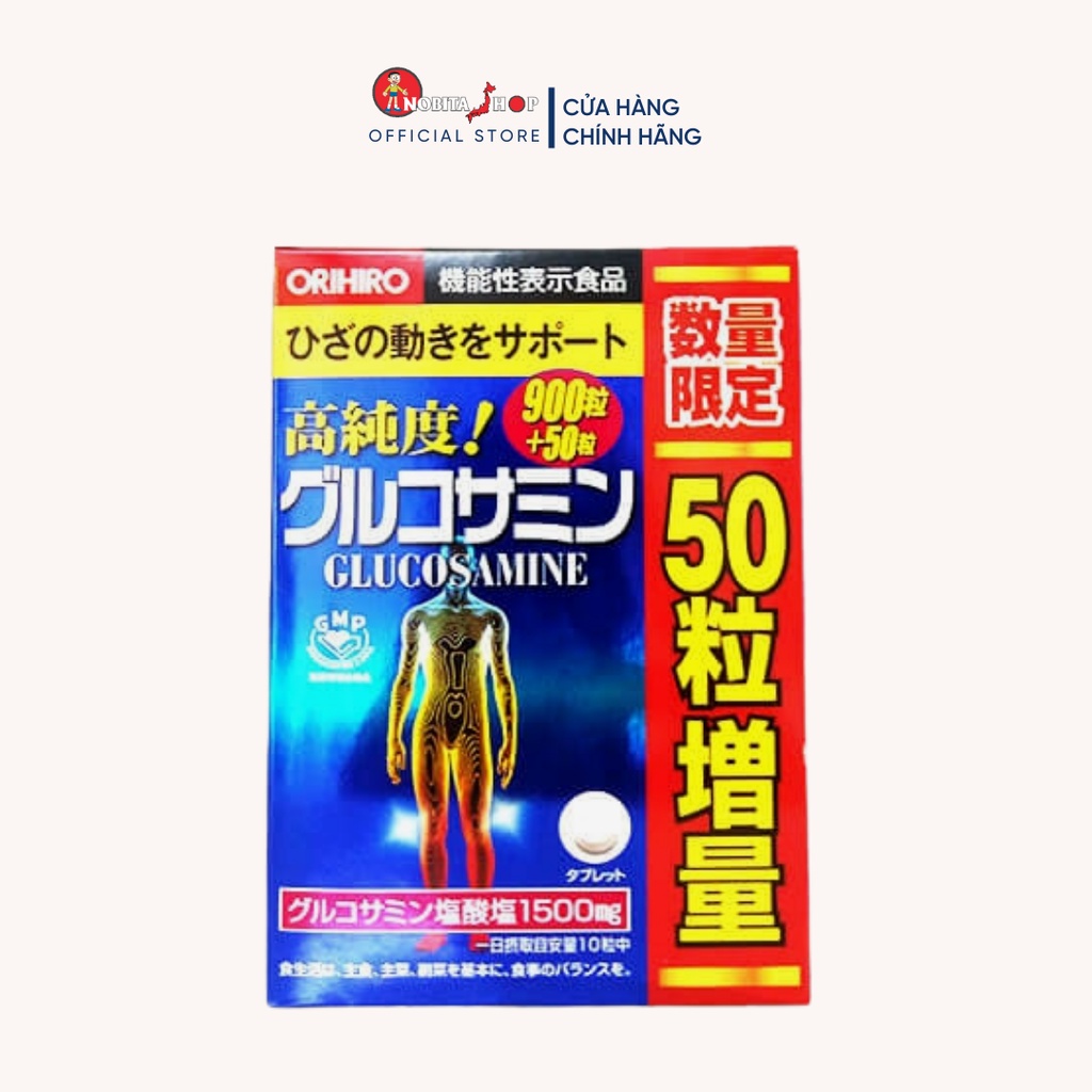 Viên uống bổ sung Glucosamine ORIHIRO Nhật Bản giảm đau xương khớp