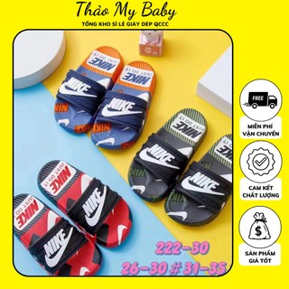 Dép lê nike quai ngang họa tiết bắt mắt thích hợp cho mọi lứa tuổi của bé