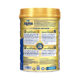 [ Date T1/26 ]Sữa bột Dielac Alpha Gold 2 - lon 800g (cho trẻ từ 6 - 12 tháng tuổi)