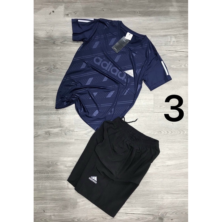 Set Bộ Thể Thao Nam - Bộ Quần Áo Thể Thao Nam Adidas Mùa Hè 2023