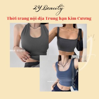 Áo croptop thun cao cấp thể thao sexy năng động, dễ phối