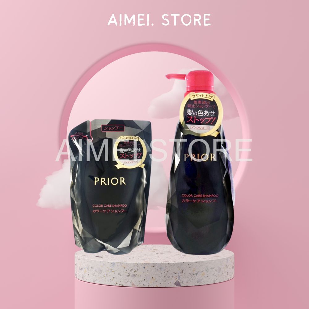 Dầu Gội Giữ Màu Tóc Shiseido Prior(400ml) Và Bản Refill (280g)
