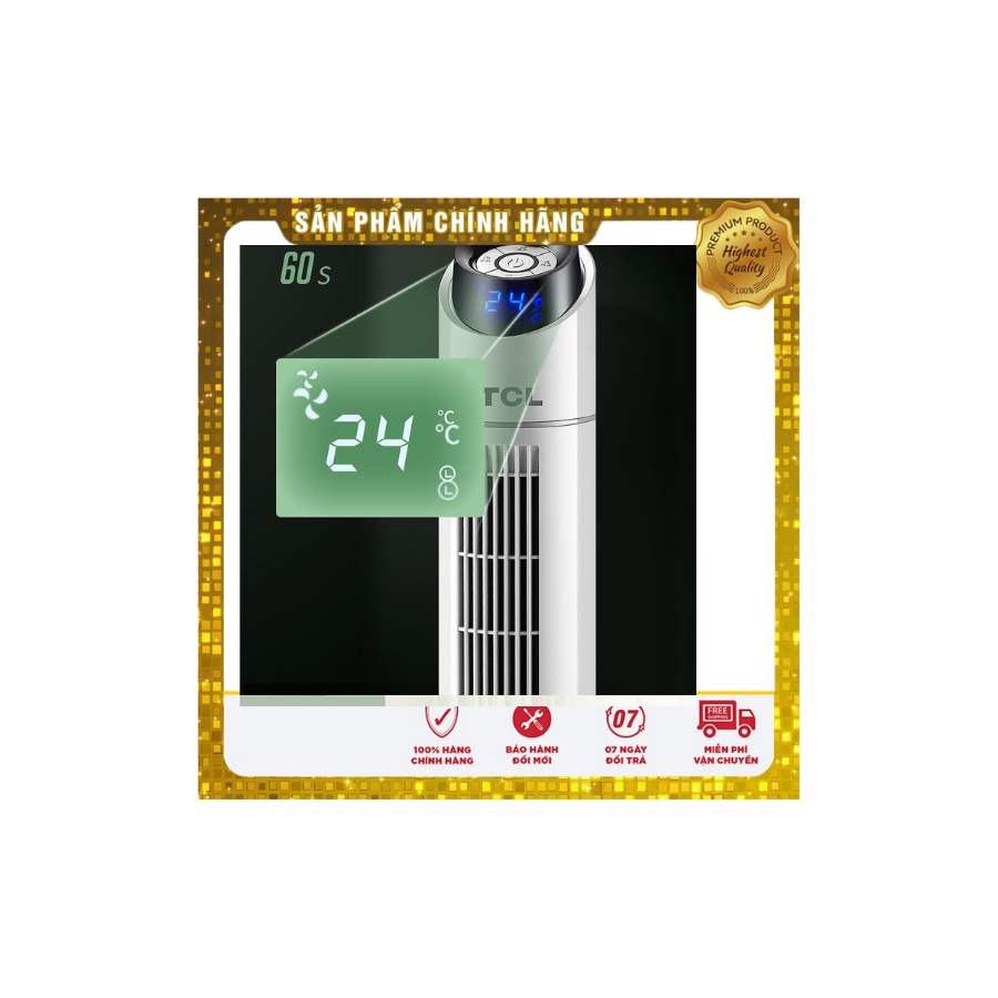 Quạt tháp TCL có điều khiển từ xa  đa năng- có sẵn- hỏa tốc- quạt cây đứng đặt phòng điều hòa