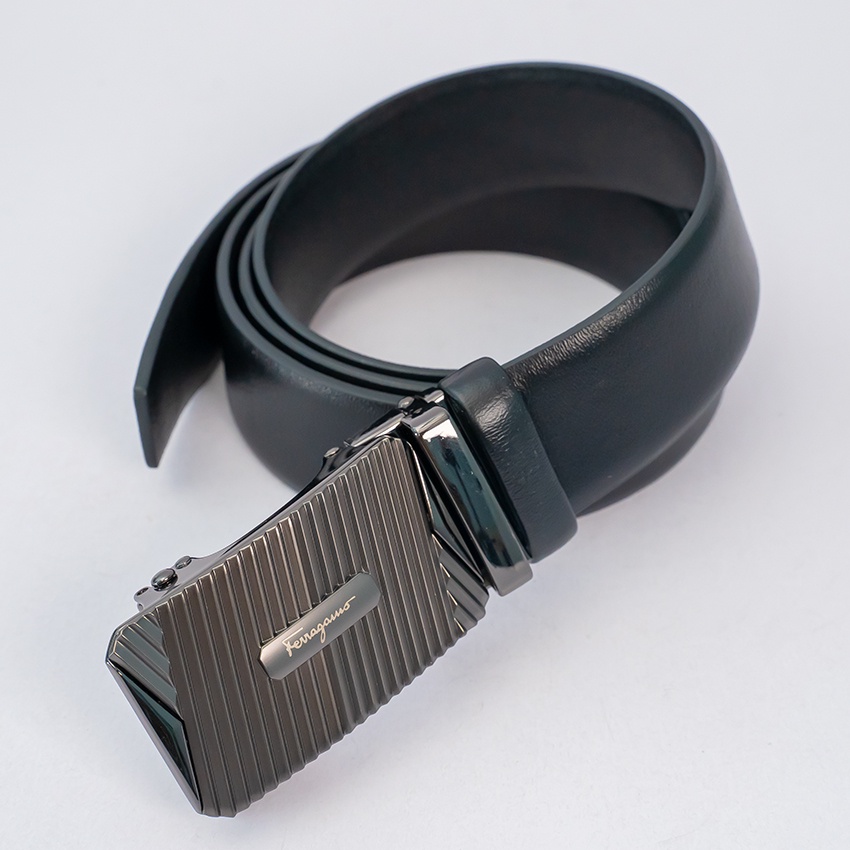Dây nịt nam, thắt lưng nam cực bền, da bò thật ARMEN Ferragamo, khóa tăng ép cao cấp, chống trầy