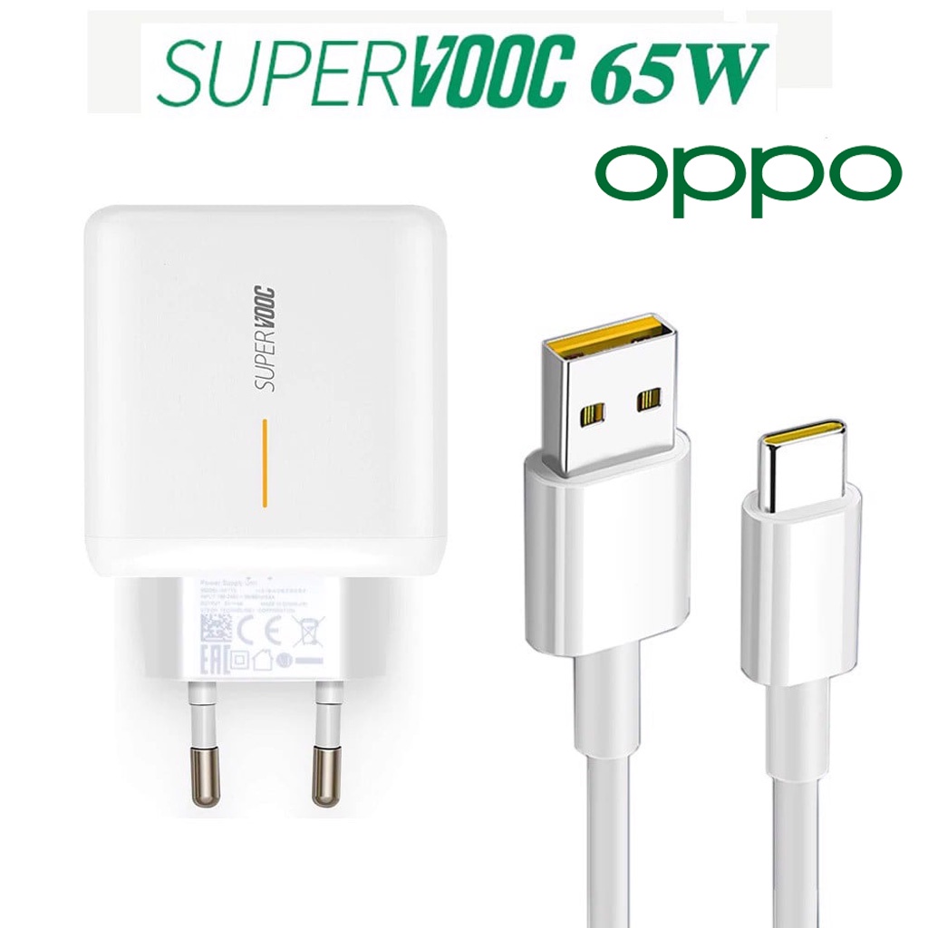 Sạc nhanh OPPO 65w SUPER VOOC, dây sạc nhanh OPPO đầu USB to Type C DYDX - Bảo hành 30 ngày