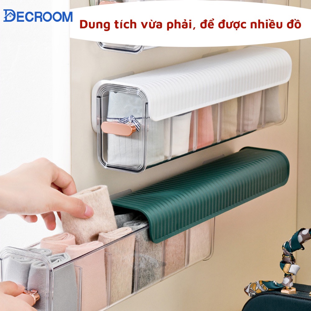 Hộp Đựng Tất Vớ Hộp Đựng Đồ Lót - Khay Nhựa Để,Đồ Trang Sức khay nhựa cao cấp