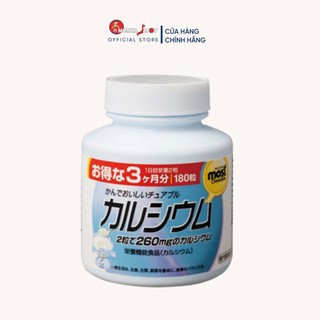 Viên nhai bổ sung Canxi vị sữa chua MOST Orihiro 180 viên